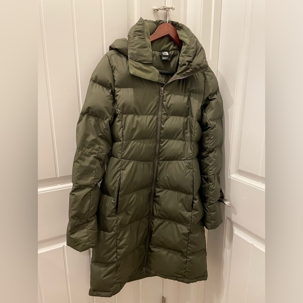Women’s Green Northface Winter Jacket